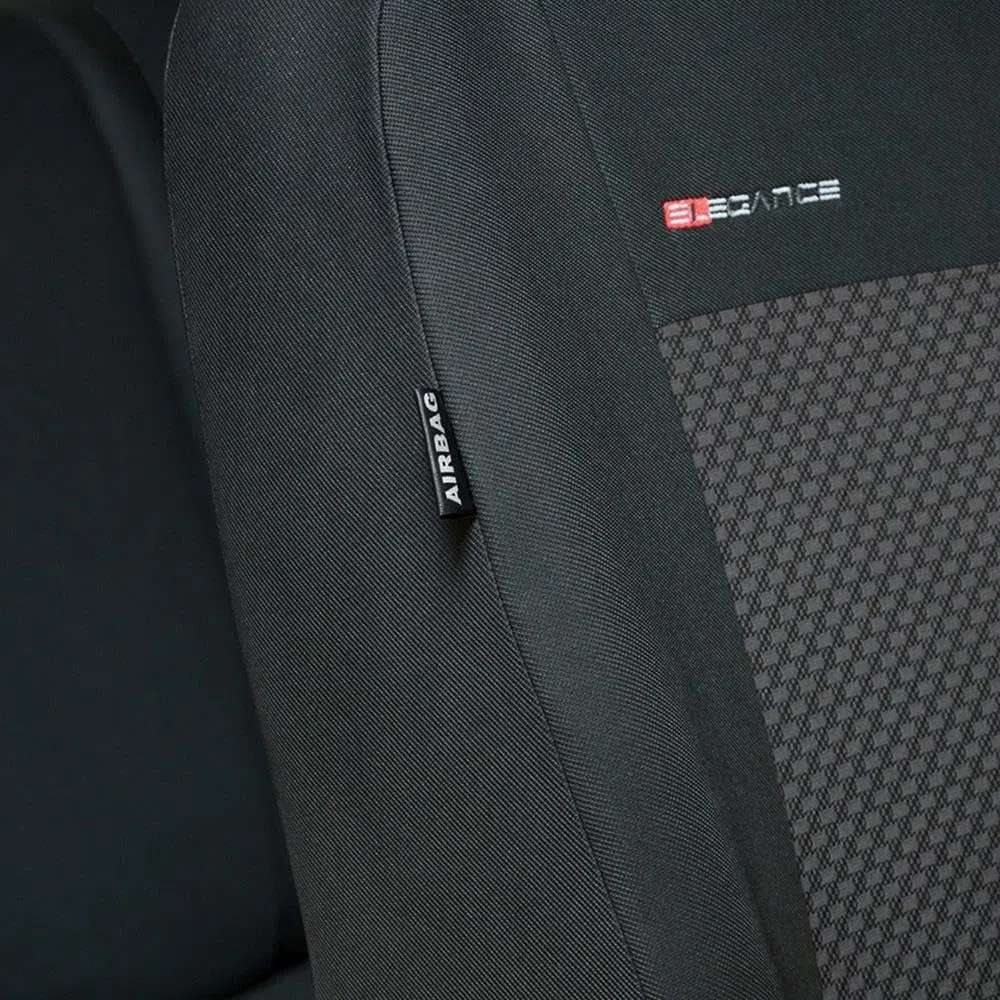 Mossa Fundas de Asientos adecuadas para Citroen Berlingo II Furgoneta (2008-2018) Solo Asientos Delanteros - Dos Individuales - E3