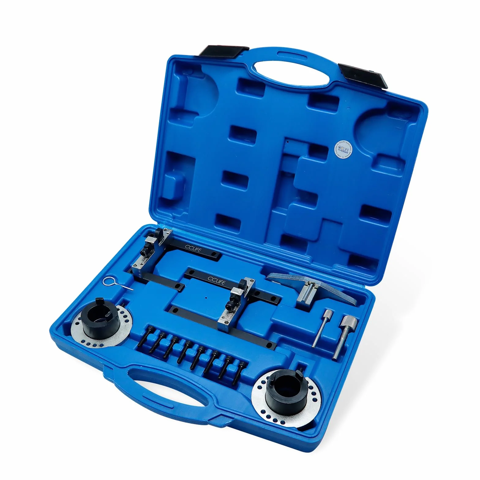CCLIFE Juego de herramientas de calado motor para Compatible con Ford 1.0 EcoBoost Kit para distribución correa y árbol de levas compatible con Fiesta, Focus, B-MAX, EcoSport