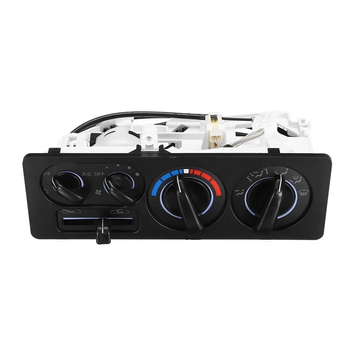 Panel de interruptores de control de climatización y calefacción compatible con Mitsubishi Pajero Montero V31 V32 V33, botón de control de aire acondicionado delantero