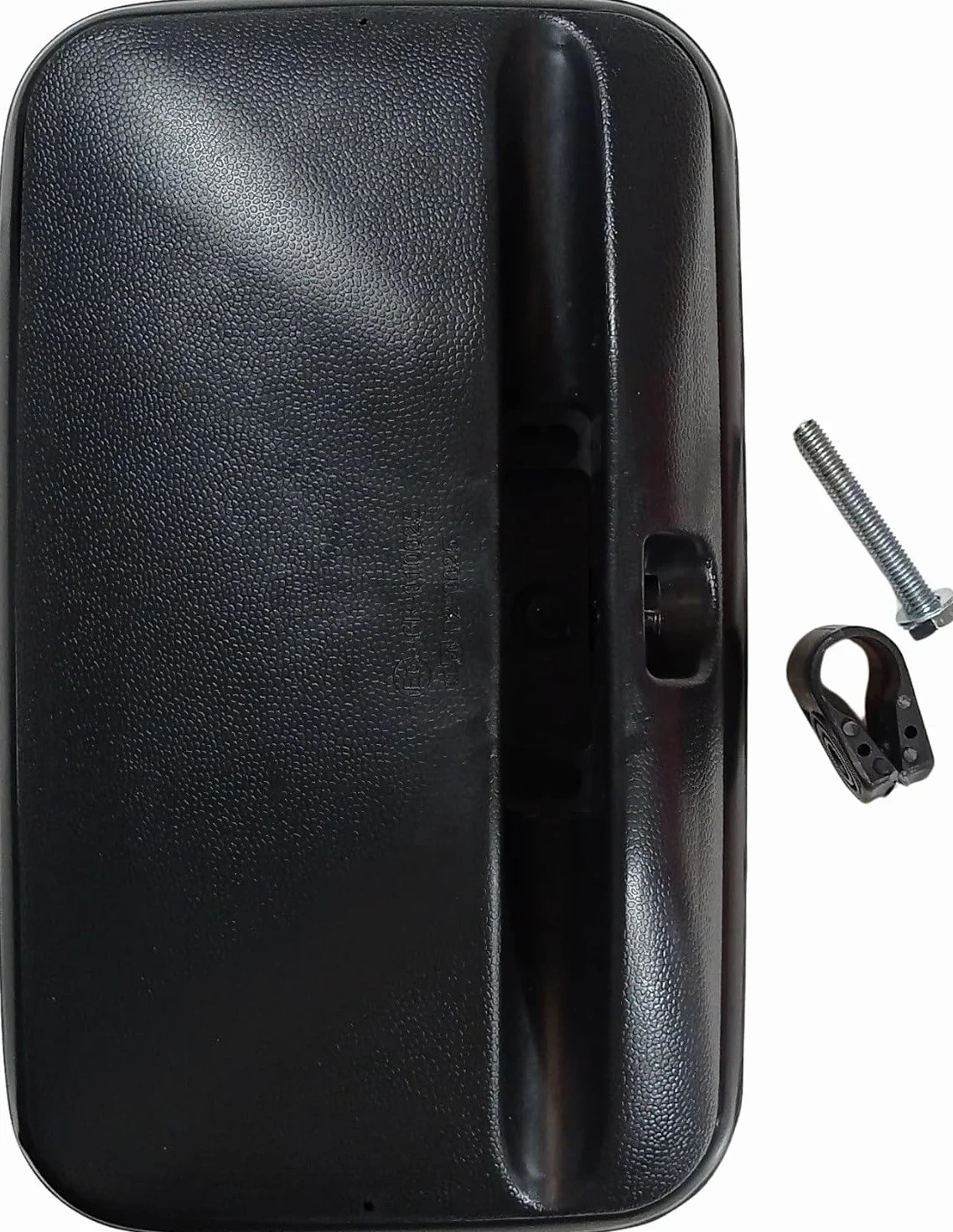 2 x Espejo retrovisor lateral universal 30 cm x 18 cm para furgonetas, camiones, tractores, excavadoras, izquierda y derecha NEGRO