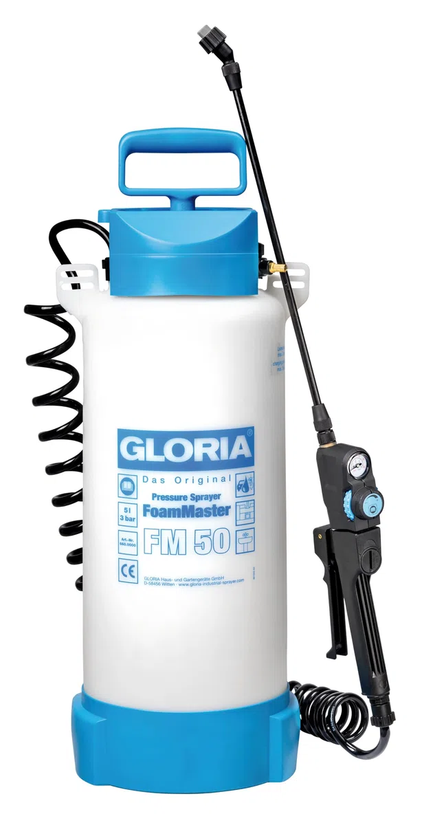 Gloria FoamMaster FM 50 - Generador de Espuma Universal, con Reductor de presión y conexión al compresor