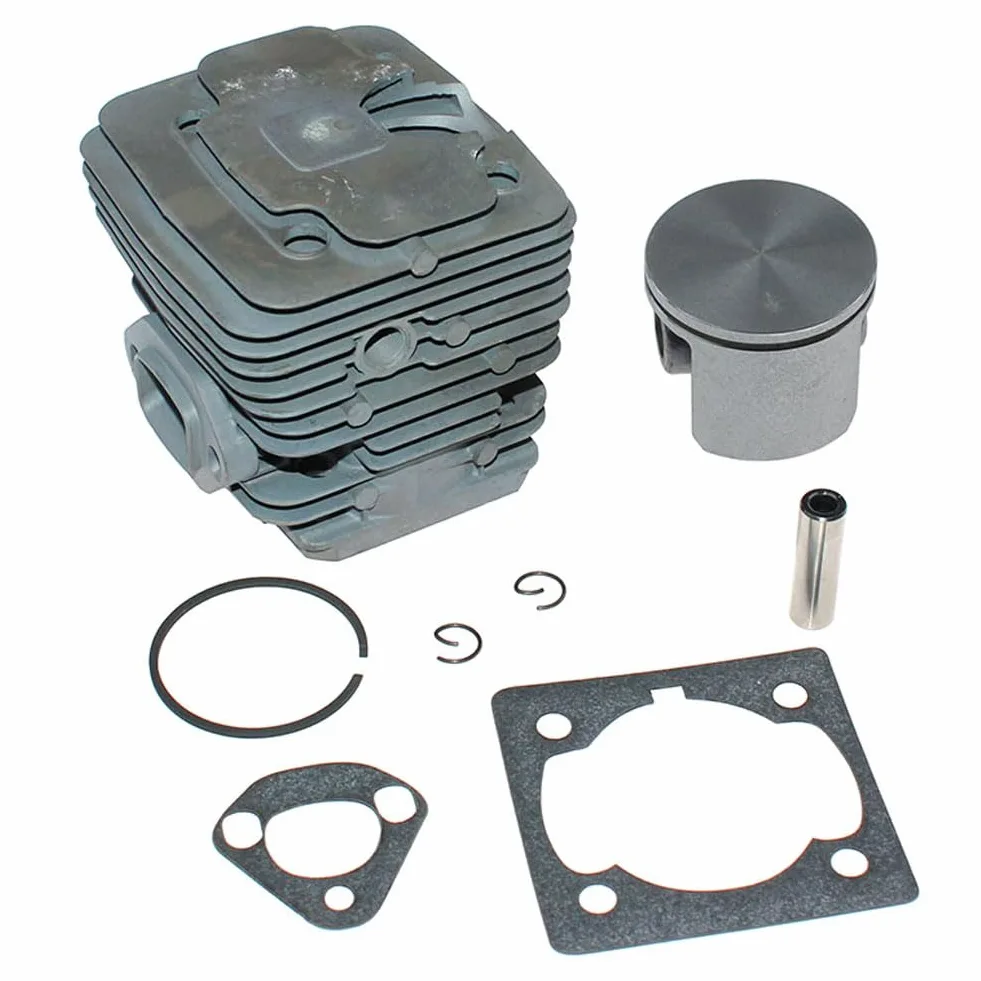 Kit de pistón de Cilindro 45mm para Castor Turbo52 Power55 CP500 CP510 Turbo42 Power45 SB44 CP450 CP460 Stiga SB52 SB44 BULLCRAFT KS-450/2 Brushcutter 8540890