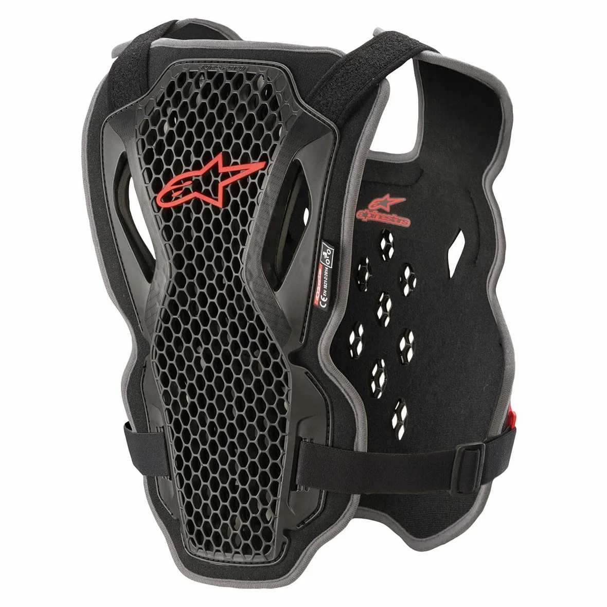 Alpinestars Bionic Action Chaleco Protector (Black/Red,M/L)