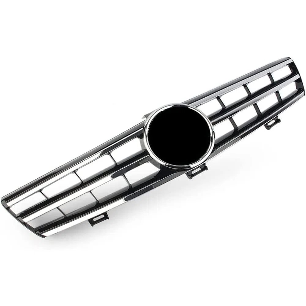 abrupt Rejilla Parachoques para Mercedes Benz CLS-Class C219 W219 2004-2007, Rejilla de Parrilla Delantera, Rejilla Delantera Tipo Riñón Parrillas de Riñón Capó, Rejilla de Parachoques Delantero