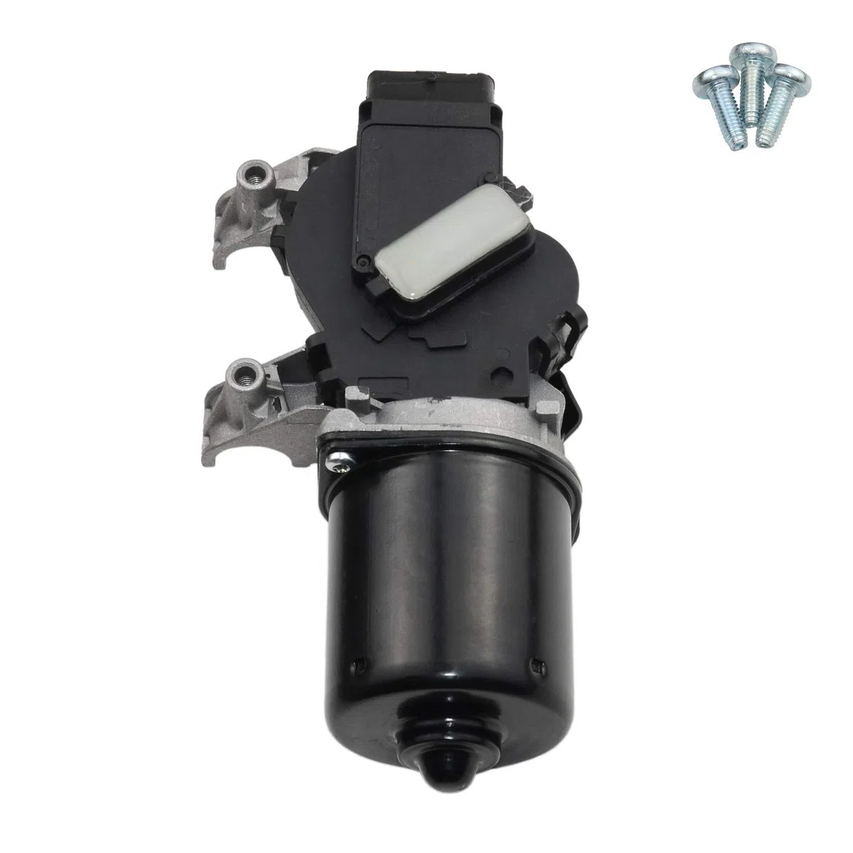 Bisenya Motor de limpiaparabrisas delantero con tornillos Recambio para Clio 3 2005-2012 8200268931 7701061590 53567502 53567504 53567512 579738# 4 pines
