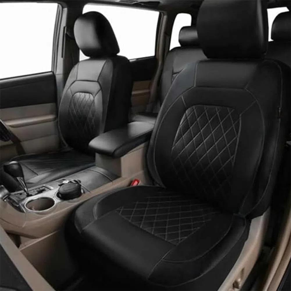 2 Piezas Completo De Fundas De Asiento para Mercedes Sprinter (2018+) [RWD Only], Fundas Asientos Coche para Conductor y Copiloto Interior Accesorios Asientos