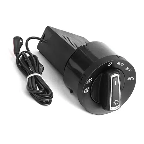 Yosoo Health Gear Interruptor de Faros con Módulo de Sensor de Luz, Material ABS, Control Automático para SEAT I MK4 B5 9N 9N3, Mejora la Visibilidad con Respuesta Rápida