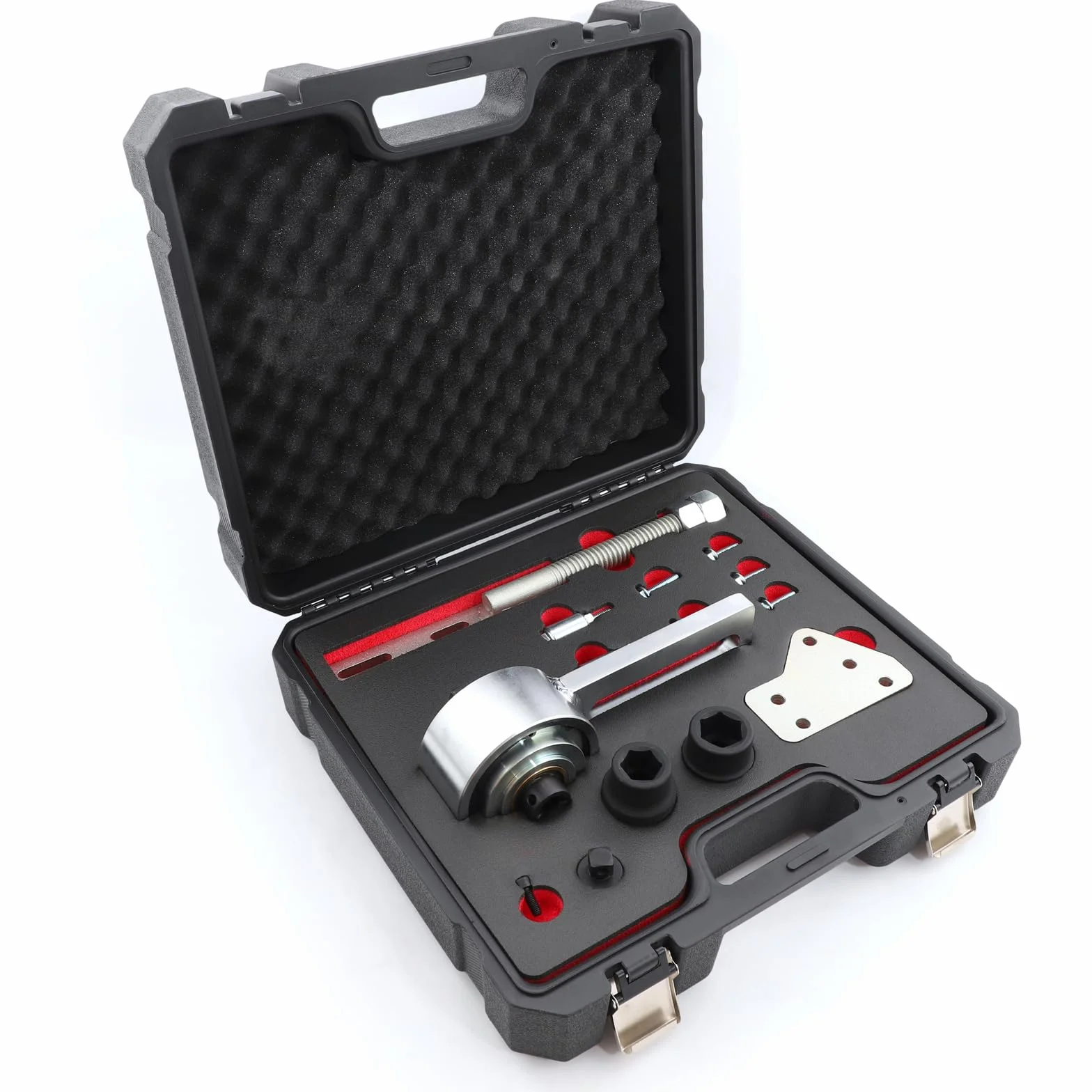 Juego de 14 Multiplicadores de par compatible con Ford 1.0 2.0 EcoBoost Duratec Motores, Amplificador de par de Torsión 1:5, Herramienta para Desmontar la polea del cigüeñal 303-1611 303-1611-01