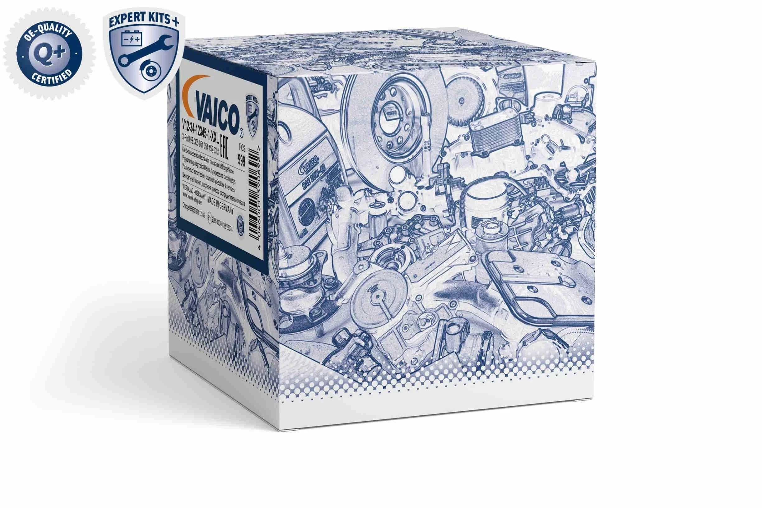 VAICO V10-7378 Cremallera de dirección con rótula axial hidráulico para vehíc. con volante a la izquierda