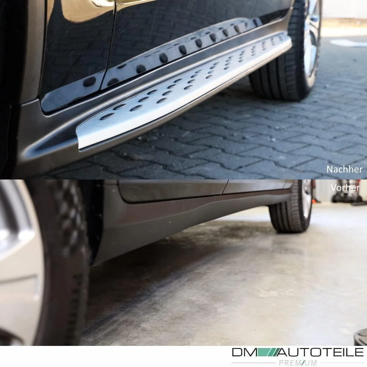 2 Piezas Faldones Laterales del Coche para Mercedes GLC X253 + Coupe C253 2015-2019 Estribos, faldones Laterales y Barras Laterales compatibles con automóvilesi