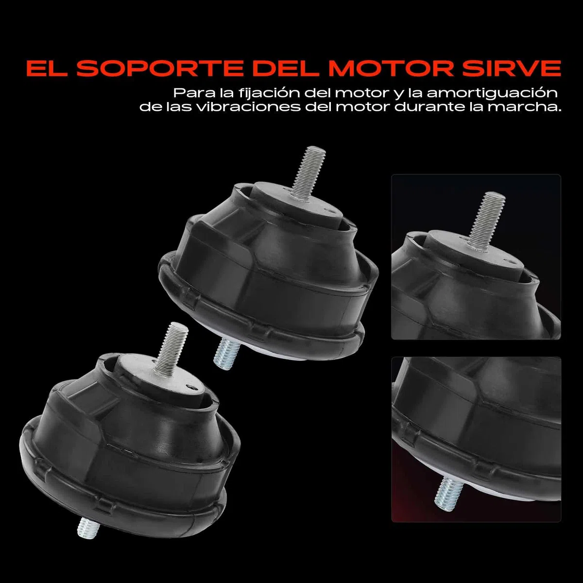 Frankberg 2x Soportes del Motor Gasolina Compatible con Serie 3 cabrio E46 2.2L Serie 3 E46 2.2L Serie 3 cabrio E46 3.0L Serie 3 Touring E46 2.2L Serie 3 E46 2.0L Replace# 9003