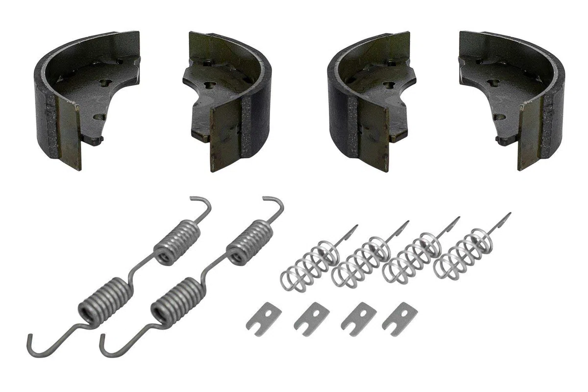 UNITRAILER Zapatas de Freno para Ejes AL-KO 160x35 con un Completo de muelles