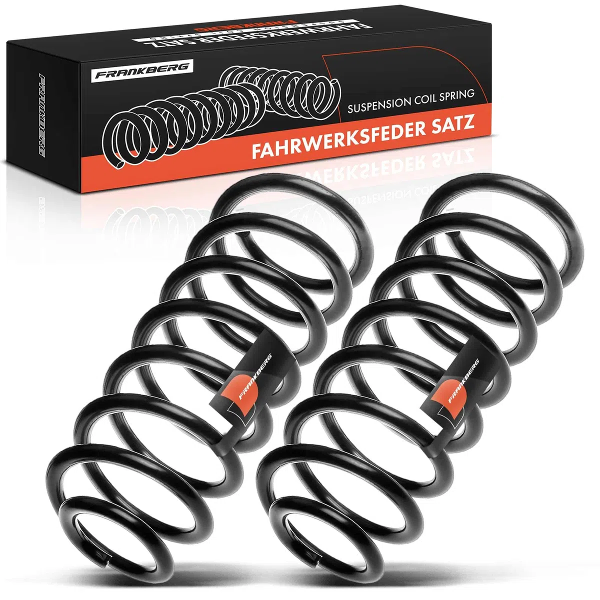 Frankberg 2x Muelles de chasis Muelles de suspensión Compatible con Clase A W168 A 140 A 160 CDi A 160 A 170 CDi A 190 1997-2004 Replace# 1683200408,RC5337