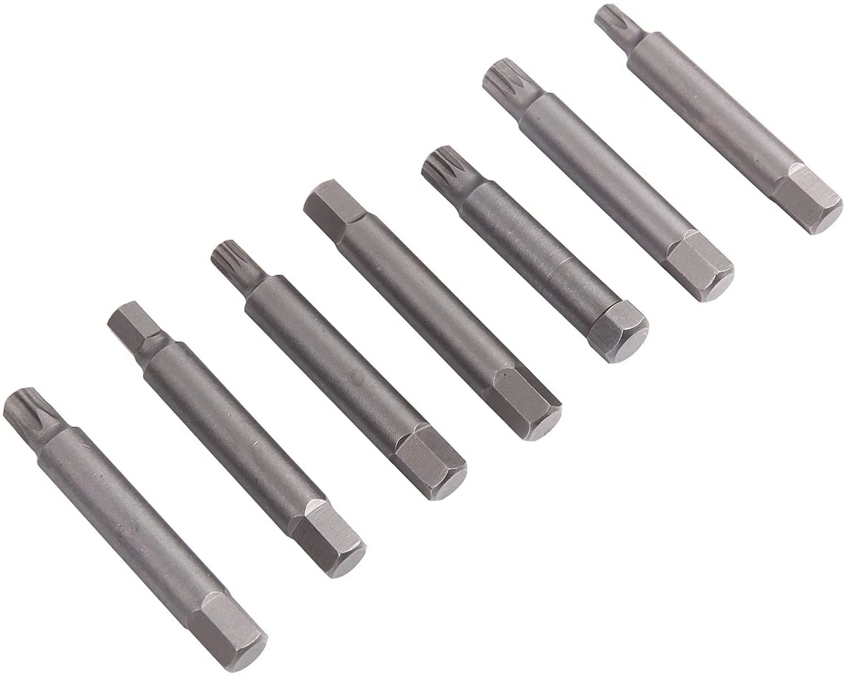 JOMAFA 18 Piezas Herramientas de Polea de Alternador 12.5 mm 1/2" Puntas para Alternador Llave Adaptador Para alternadores de Vehículos. Juego De Llaves y Puntas Para Quitar y Montar Alternador