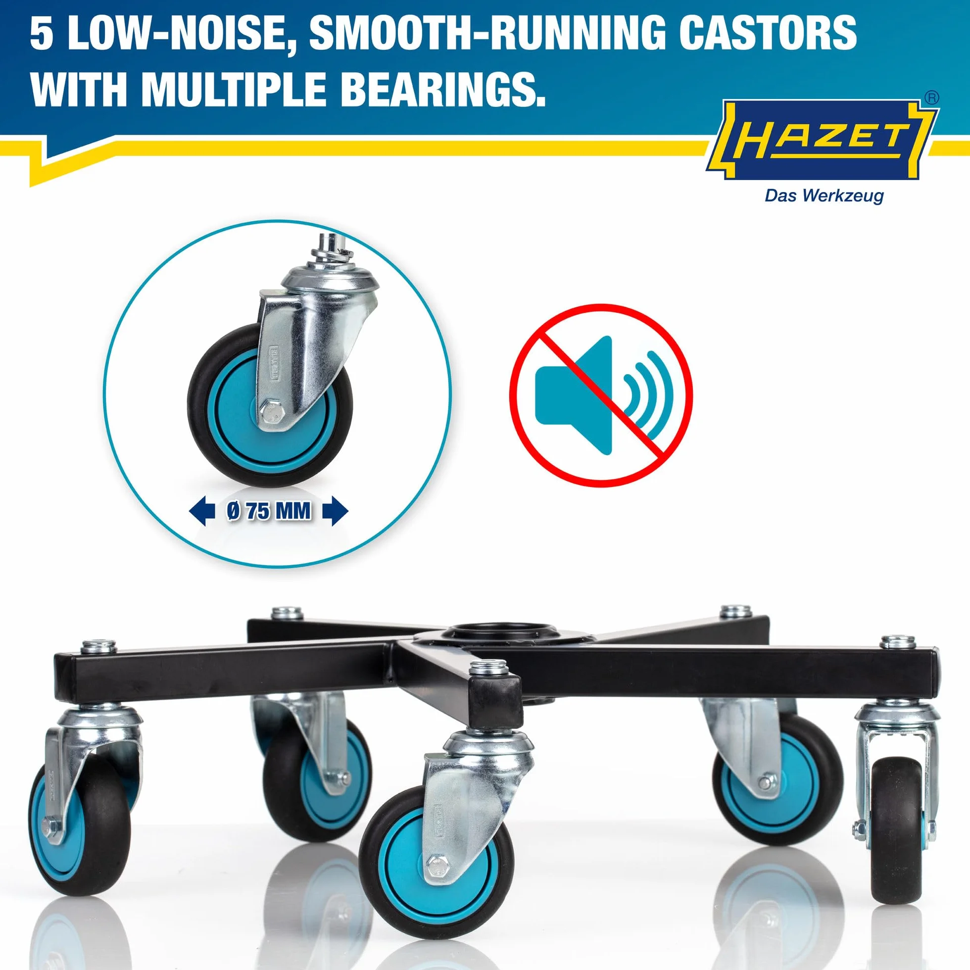 HAZET 195N-4 Taburete de taller