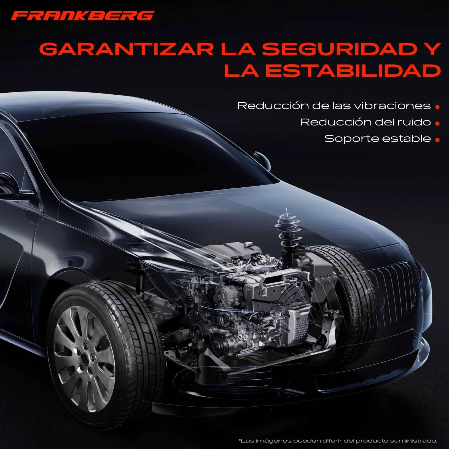Frankberg 2x Soportes del Motor Gasolina Compatible con Serie 3 cabrio E46 2.2L Serie 3 E46 2.2L Serie 3 cabrio E46 3.0L Serie 3 Touring E46 2.2L Serie 3 E46 2.0L Replace# 9003