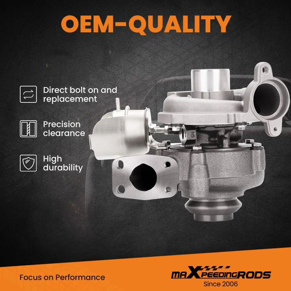 maXpeedingrods GT1544V turbocompresor 753420 para Peugeot para Citroen C2 C3 C4 C5 1.6 HDI 110 HP, turbo coche para Ford para Volvo para Mazda para Mini-cooper