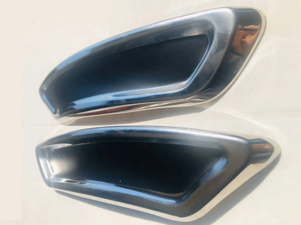 Marco deflector de escape cromado de acero inoxidable para PASSAT B8 SEDAN/FAMILIAR (2 piezas, 2015-2018)