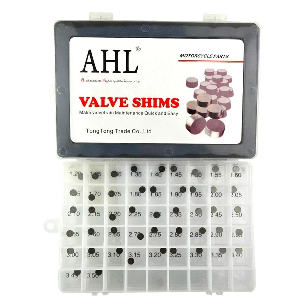 AHL- 47pcs 7.48mm Motocicleta Pastillas ajustable juego de válvulas Valve Shim kit para Yamaha FZS600 FZ6 2004-2007