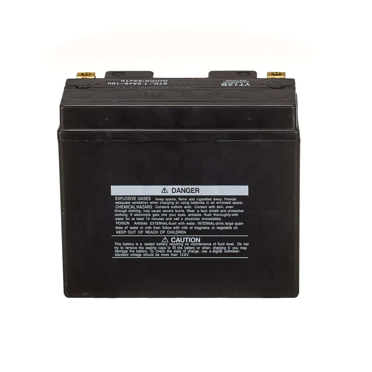 Yuasa YT12B 12V 210 CCA Batería AGM VRLA para moto libre de mantenimiento Batería