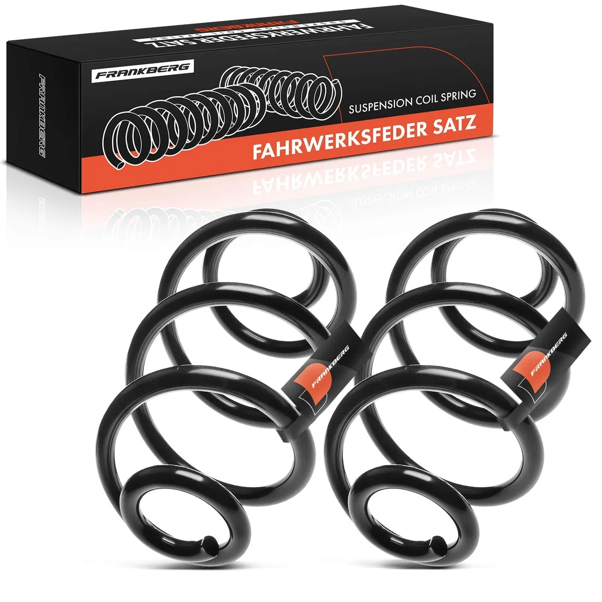 Frankberg 2x Muelles de chasis Muelles de suspensión Compatible con Clio III BR0/1 CR0/1 Clio III Grandtour KR0/1 Modus/Grand Modus F/JP0 Replace# 8200341248
