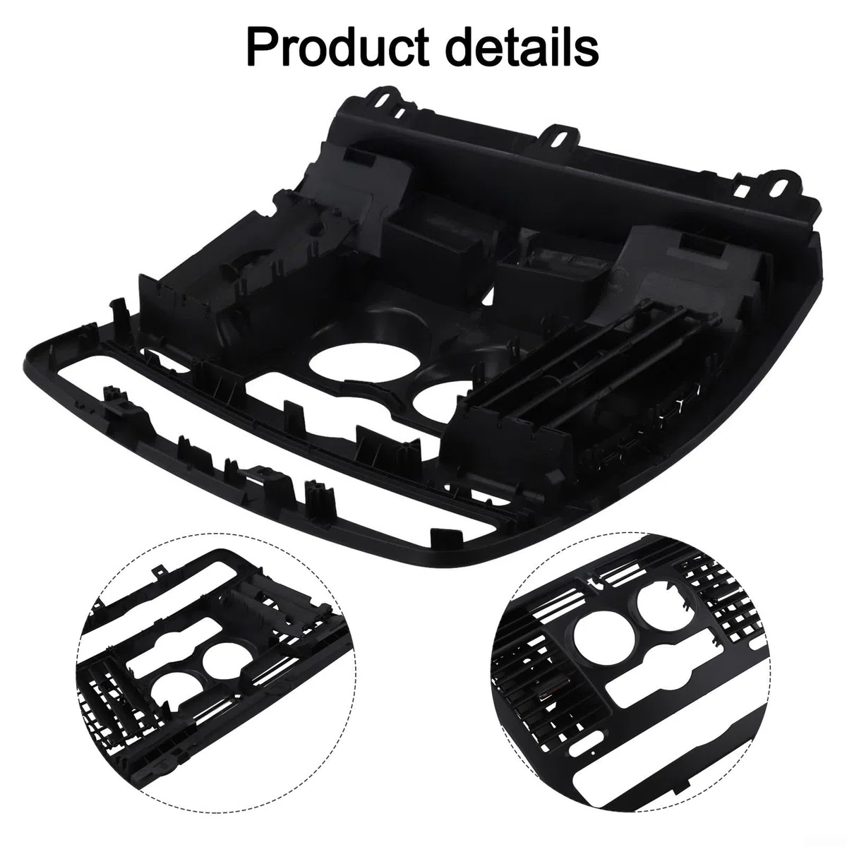 Panel de salida de ventilación de aire acondicionado para Mercedes Vito W636 W639 2004-2015, cubierta de ajuste del salpicadero, bisel de ventilación de control de clima, reemplazo de rejilla de