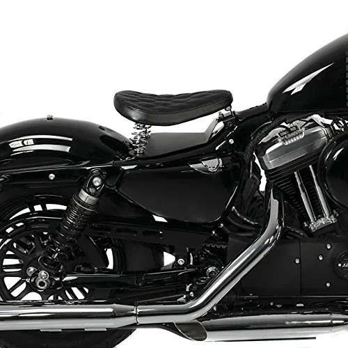 Asiento Solo de muelles SG12 Negro Triumph America/LT, Rocket III/Roadster, Speedmaster, Thunderbird/Commander/Storm